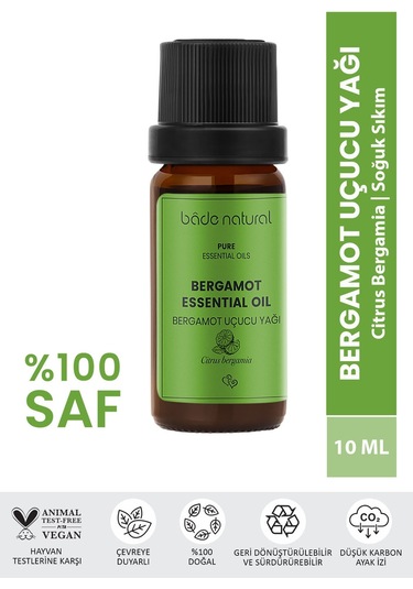 Bade Natural Bergamot Uçucu Yağı 10 ML