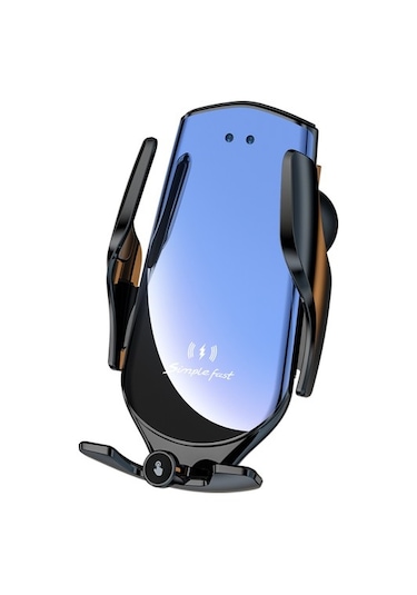Joyhub 15w Hızlı Şarjlı Otomatik Tıkanan Kablosuz Araba Şarj Cihazı Siyah Var Havalandırma 95eodv