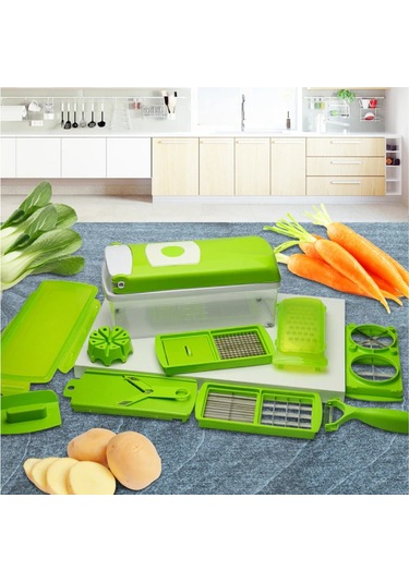 Youmex Meyve Sebze Dilimleyici, Kestiçi Ve Soyucu - 13 İşlevli Çelik Bıçaklı Mutfak Aleti, Hızlı Hazırlık İçin Diğer