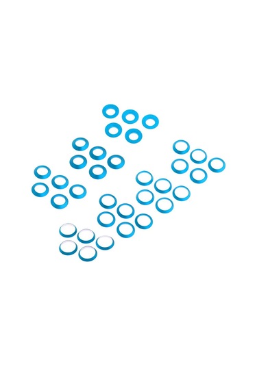 Homyl Çubuk Bina Kimliği Için 5 Adet Eloksallı Kimlik-9.0mm