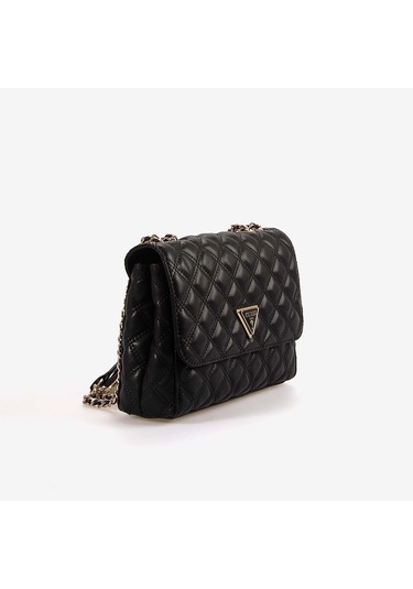Guess Giully Kapitoneli Çapraz Çanta Hwqg8748200 Siyah