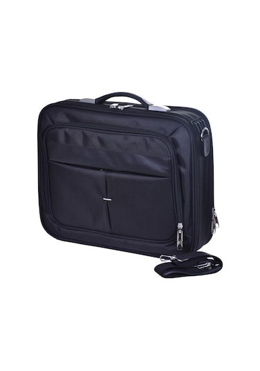 Çantaland Lüx Kasalı Siyah Evrak, Laptop, Notebook Çantası Siyah