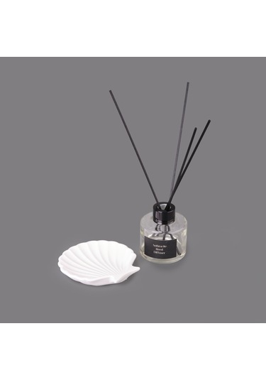 Deco İstiridye Dekor - Beyaz - 10 Cm