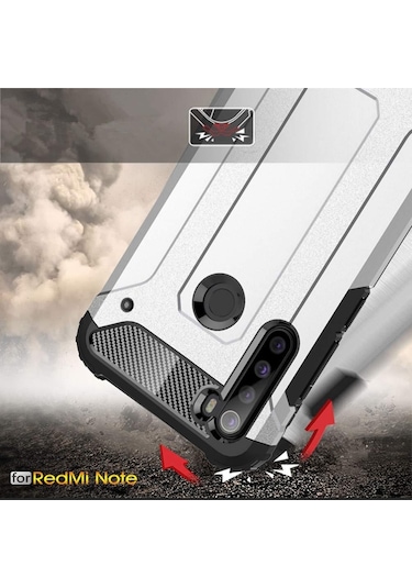 Xiaomi Redmi Note 8T Armor Hybrid Ultra Koruma Zirh Kilif 566570591