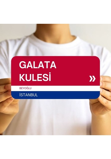 Kişiselleştirilebilir Sokak Tabelası İsimli Ve Yönlendirmeli Dekoratif Plaka Tasarımı