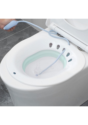 Suntek Magideal Sitz Banyo Yıkama Kalça Lavabo Katlanır Yeşilflusher