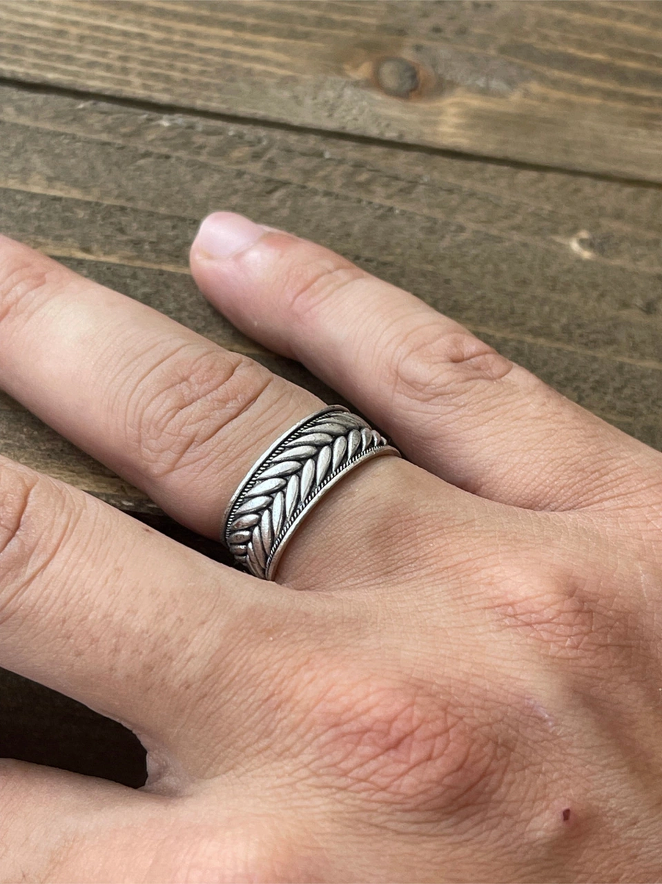 Ayarlanabilir Ölçü 925 Ayar Gümüş Kaplama Klasik Desen İşçilikli Tasarım Yüzük Turkuaz