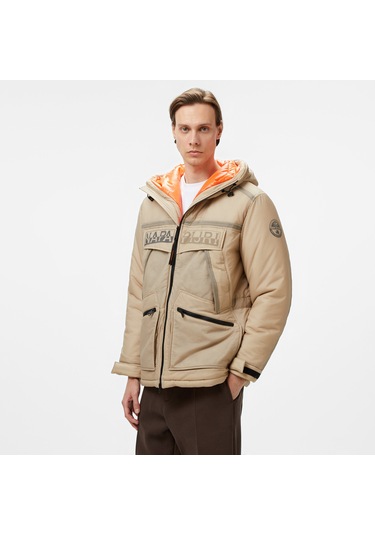 Napapijri Skidoo Sheer Erkek Bej Ceket Düz Np0a4ıaen1ı1 Bej