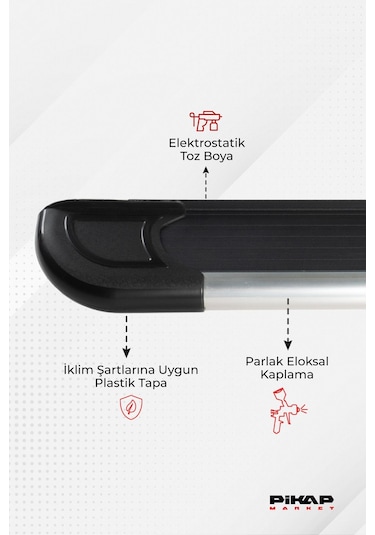 Fiat Fiorino Uyumlu Alüminyum Basamak