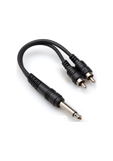 Hosa Technology Ypr124 15 Santim 1/4 Ts Erkek - Dual Rca Erkek