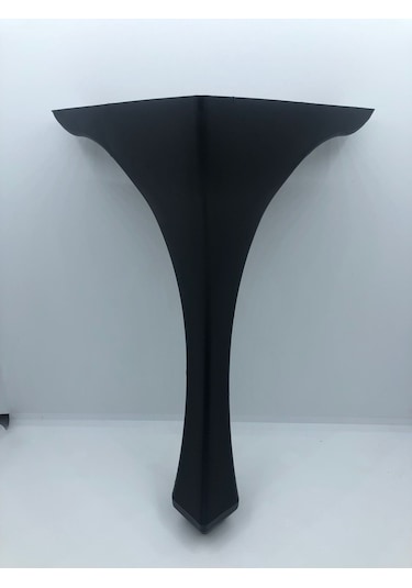 Lükens 28x16x16 Cm Siyah Plastik Puf-sehpa Ayağı 4 Adet