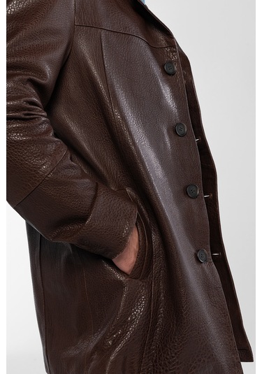 Tamer Tanca Erkek Hakiki Deri Viski Jumbo Mont 616 2027-1 Erk Derımont Sk25/26 Vıskı Jumbo Kahverengi