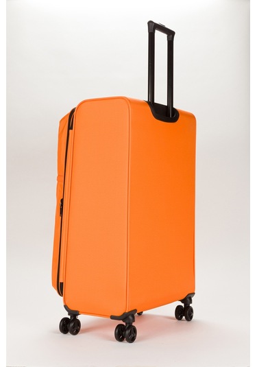 Fossil Unisex Büyük Boy Kumaş Valiz 028-01 Turuncu