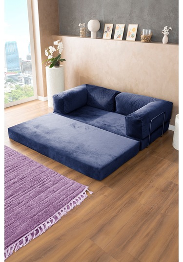 Argimo Godila Yatak Köşe Koltuk Lacivert