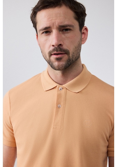 Ds Damat Regular Fit Kayısı Pike Dokulu %100 Pamuk Kıvrılmaz Polo Yaka Nakışlı T-shirt 4HC14ORT51000 Sarı Ds Damat Regular Fit Kayısı Pike Dokulu %100 Pamuk Kıvrılmaz Polo Yaka Nakışlı T-shirt 4HC14ORT51000 Sarı