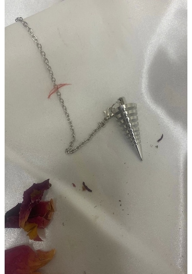 Gümüş Çelik Pandül Sarkaç Metal Burgu Çok renkli