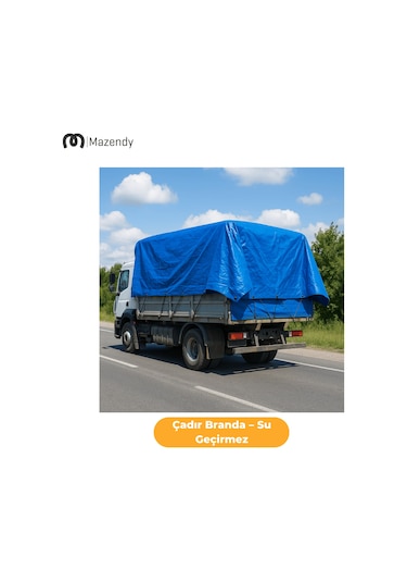 3x27 Metre Çadır Branda Su Geçirmez Otopark Ve Garaj Brandası 0