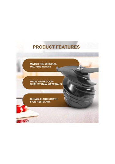 Xurunkeji Meyve Sıkacağı Parçaları Vida Vida Pervane Yavaş Meyve Sıkacağı Vida Yedek Parçaları Hurom Hh-sbf11/1100 Yedek Siyah
