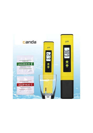 Zauss Dijital Ph Metre 0.01 Hassasiyet Su Sıvı Akvaryum Ph Ölçer