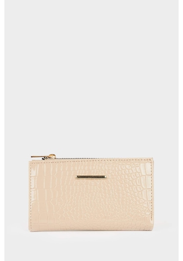 Defacto Kadın Suni Deri Cüzdan F6647axnsbg257 Bej