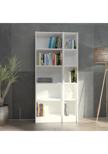 Yetimobilya Kuta Flat85 Kitaplık Kütüphane