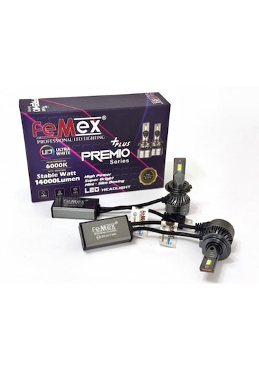 Premio Plus H7 Şimşek Etkili Led Xenon 14000 Lumen