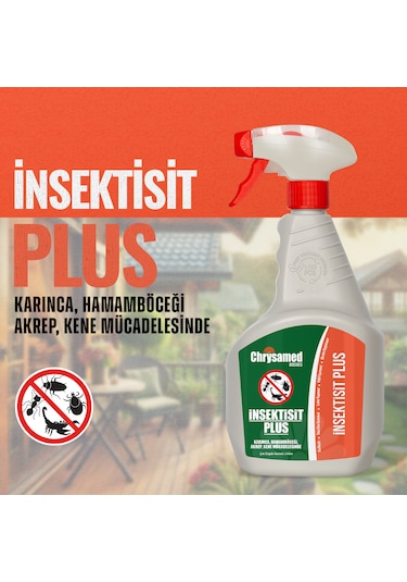 Chrysamed İnsektisitt Plus Karınca Hamamböceği Akrep Kene 1 L