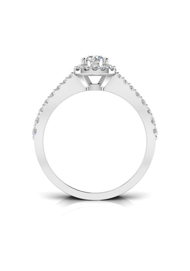 0,65 Karat G Renk Uluslararası Sertifikalı Pırlanta Tektaş Yüzük