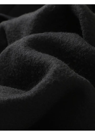 Kışlık Kapüşonlu Sweatshirt, Çocuk New York Manhattan Baskılı SiYAH