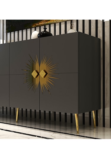 Nidact Kb150 Konsol Antrasit-altın