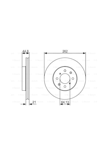 Honda Civic 1.4 1995-2005 Bosch Ön Disk 2 Adet