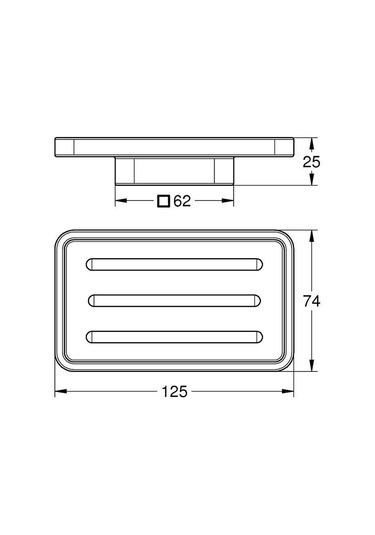Grohe Selection Cube Sabunluk - 40806000