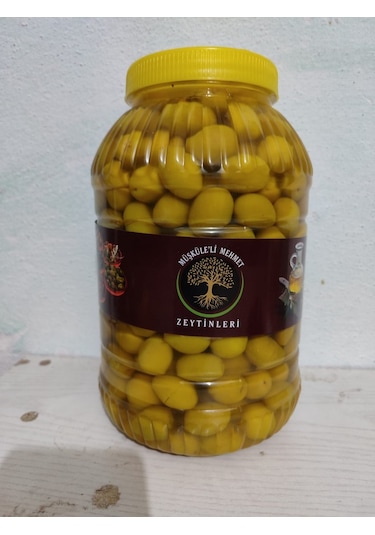 Müşküleli Mehmet Yeşil Kırma Zeytin 2 KG