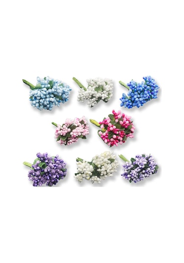 Mutluadim 12 Demet (144 Adet) Iri Pıtırcık Tomurcuk Çiçek Cipso