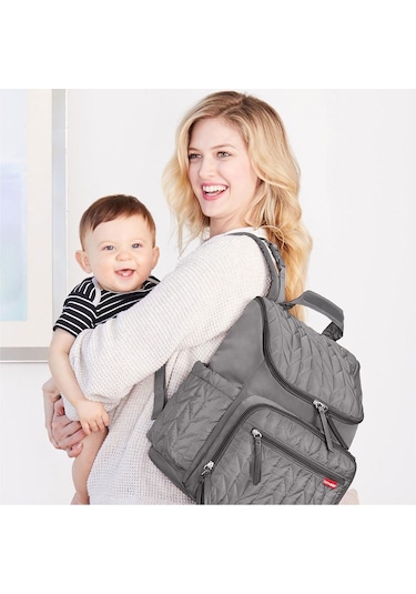 Skip-Hop Forma Sırt Çantası Gri Çok Renkli