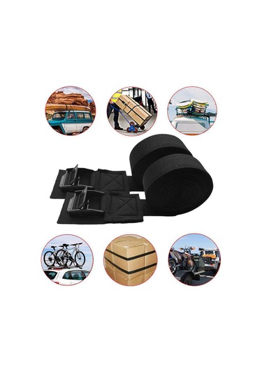 Homyl Bağlama Kayışı, Tekne Römorku Çekme Tavan Rafı Uzunluk2.5m