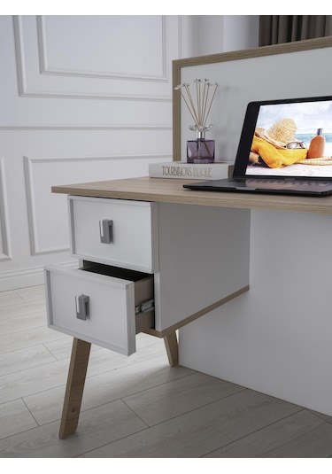 Asil Çekmeceli Yazı Tahtalı Çalışma Masası 120cm