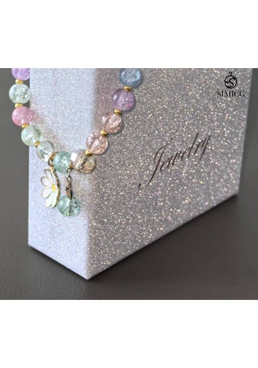 Papatya Kristal Dua Bileziği Pembe