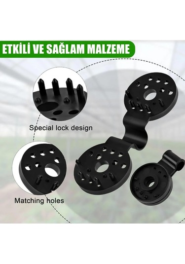 Gölgeleme Tülü Sabitleme Klipsi 10adet