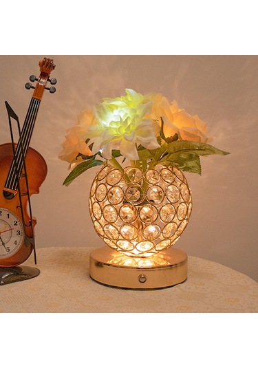 Suntek Gül Masa Lambası Gece Yapay Çiçek Yılbaşı Düğün Altın Diğer