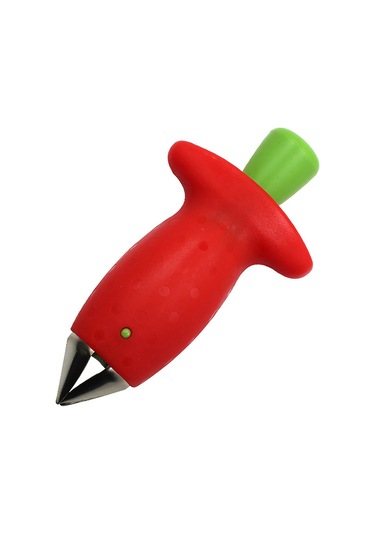 Leezsing Kırmızı Çilek Domates Sap Ayırıcı - Yumuşak Meyve Sebze Sapı Kaldırıcı Aleti Diğer