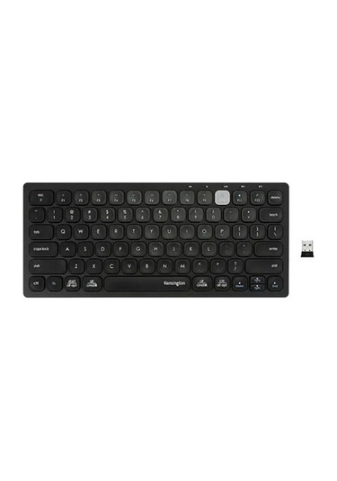 Kensington Çok Cihazlı Çift Kablosuz Kompakt Klavye K75502us Black Compact Wireless