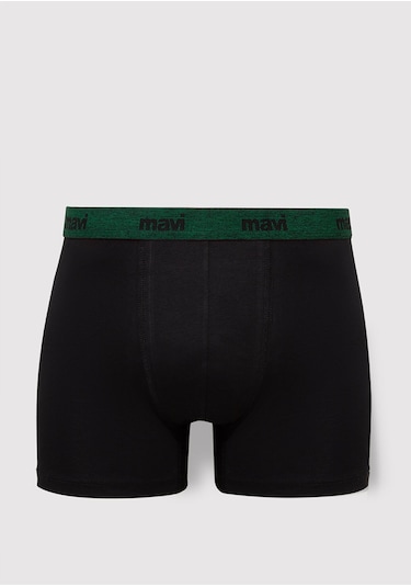 Mavi - 3Lü Siyah Basic Boxer Seti 0911408-85585