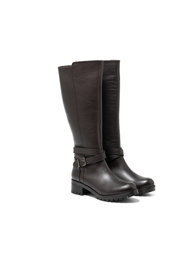 Çizme Kadın Sr-26990-1 John May Kahve