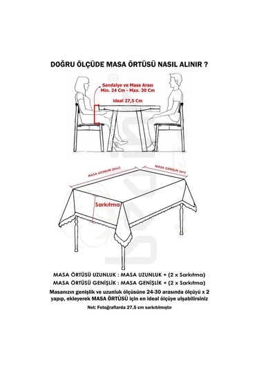 Naturel Masa Örtüsü Düz Pamuk Keten Otantik Krem