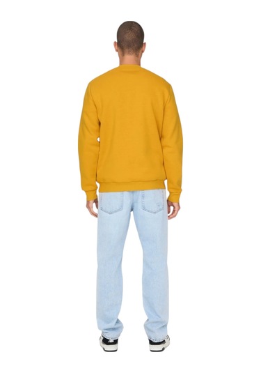 Only Erkek Sweatshirt 22018683 Sarı
