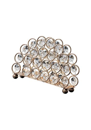 Suntek Peçete Dispenseri Benzersiz Ayaklı Mendil Tutucusu Altın