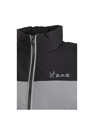 2as Archer Erkek Down Vest Ceket Gri/siyah 001