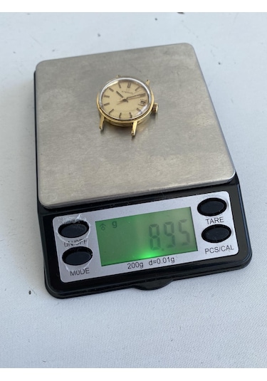 Eterna 23.7 Mm Deri Kordon 14k Altın Kadın Kol Saati 2.el