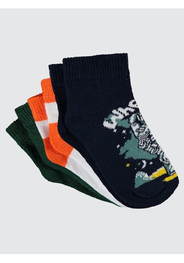 Civil Boys Erkek Çocuk 3'lü Patik Çorap 2-12 Yaş